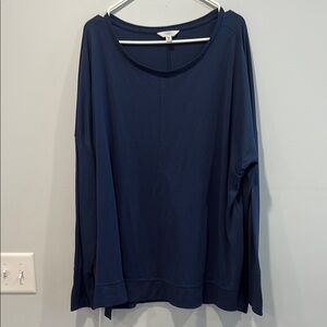 Time and Tru Blue Comfortable Modern Style